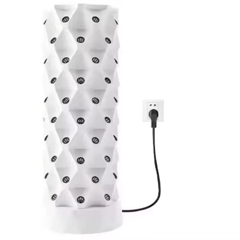 Vertical Aeroponic Growing Tower Planters Hydroponic Tower System For Greenhouse Lettuce Strawberry Hydroponics Cultivation