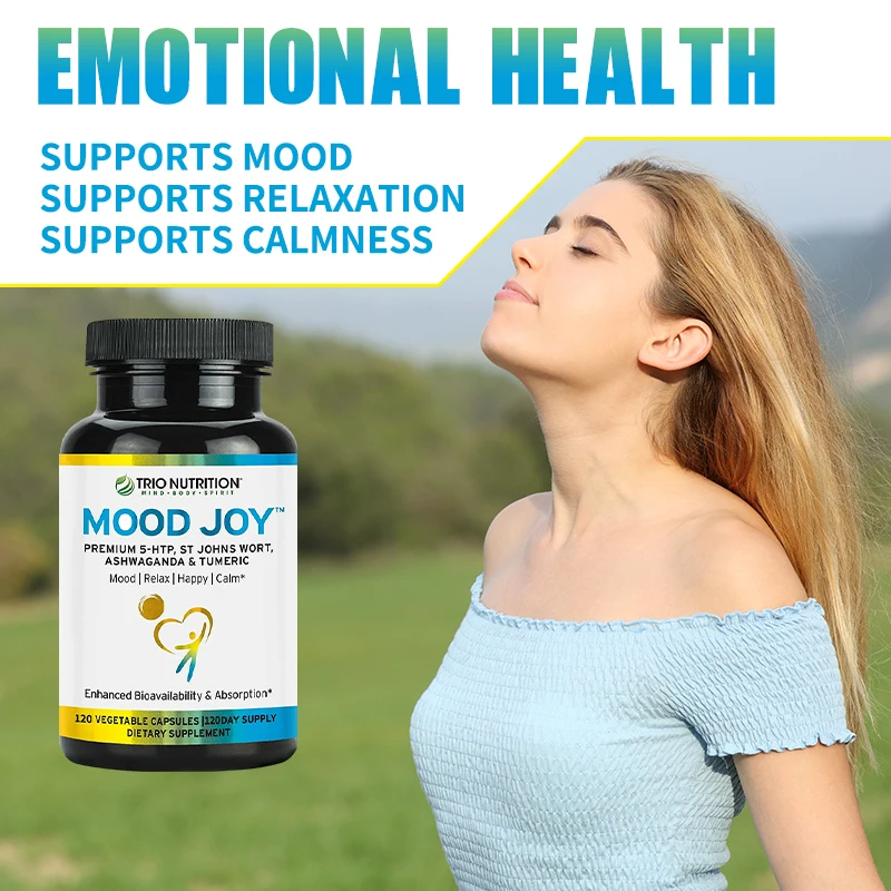 5-HTP Capsules - Relaxation Supplement That Helps Soothe The Nervous System, Relieve Stress, Improve Mood, and Regulate Sleep