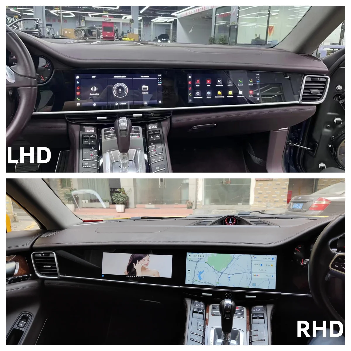 10.9 Inch+11.4 Inch Dual Screen For Porsche Panamera 970 2010-2016 Carplay Upgraded Interactive Android Multimedia  Video Player