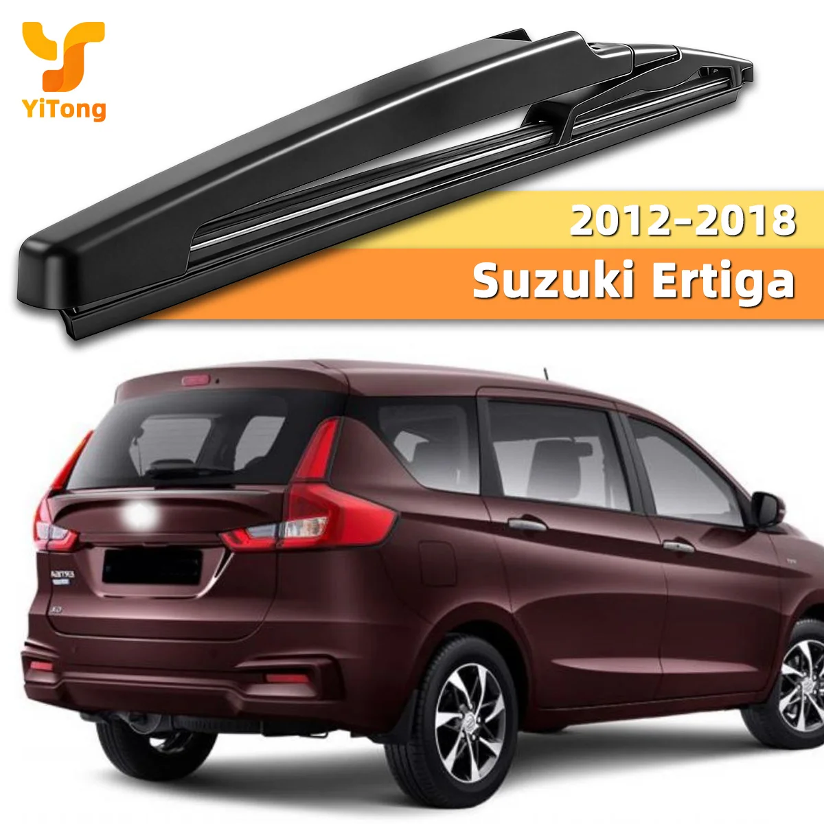 Yitong Is Suitable For Suzuki Ertiga 2018-2024 The Rear Windshield Wiper Blades Are All Day Silent And Replaceable Auto Parts