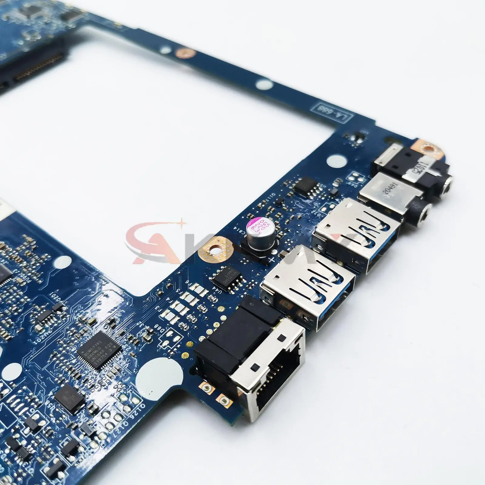 Imagem -03 - Placa-mãe do Portátil para Lenovo La6881p Mainboard Y470 Y470n Hm65 Gpu Gt550m 1g Ddr3 Trabalho Testado 100