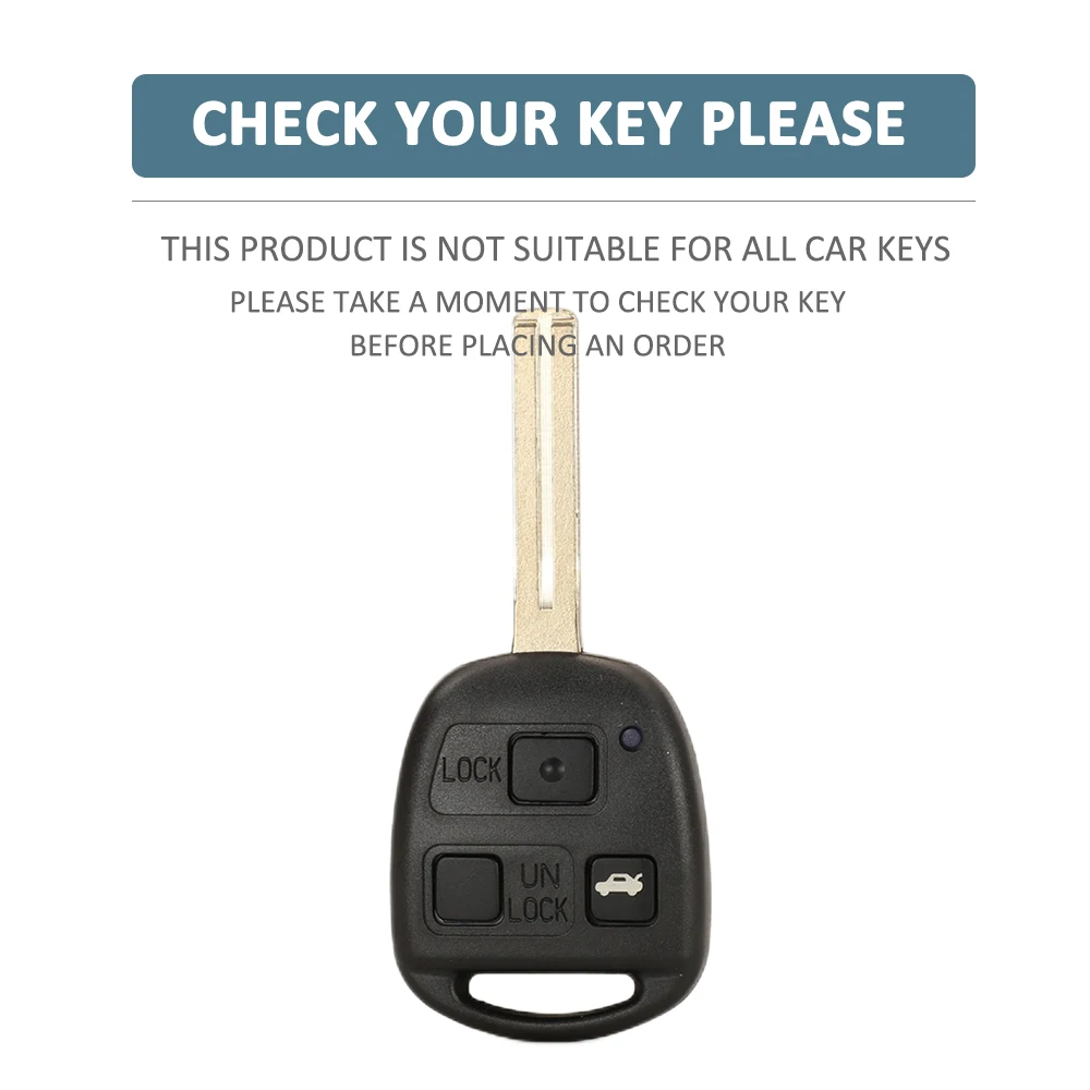 Silicone Car Key Cover Case For Toyota Avensis Camry Corolla For Lexus 3 Buttons Remote Key Jacket Fob Case Car styling No Logo