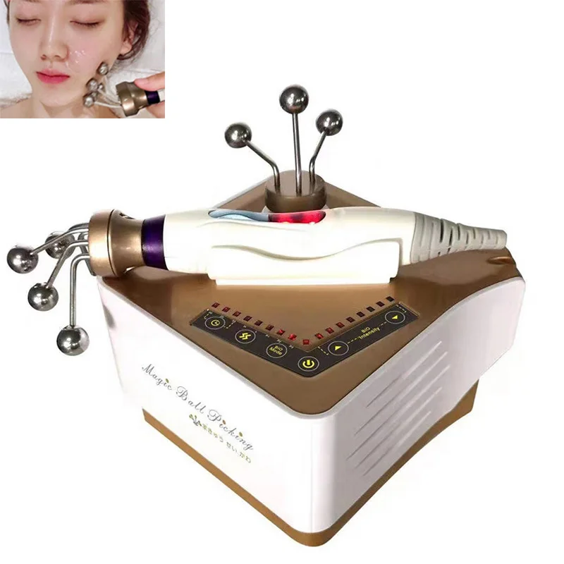 Magic Ball Fascia Massage Microcurrent Face Lifting Anti Aging Tightening Machine Japanese Beauty Home Use Skin Care Instrument