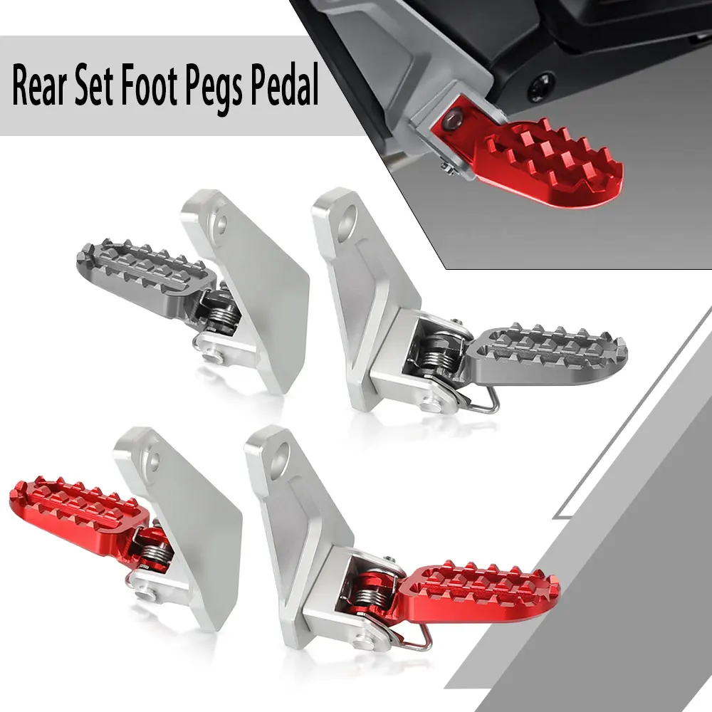 

2 PCS Motorcycle Parts Driver Off-roading Foot Pegs For HONDA X-ADV XADV 750 2021 2022 2023 X-ADV750 Rear Sets Articular Footpeg