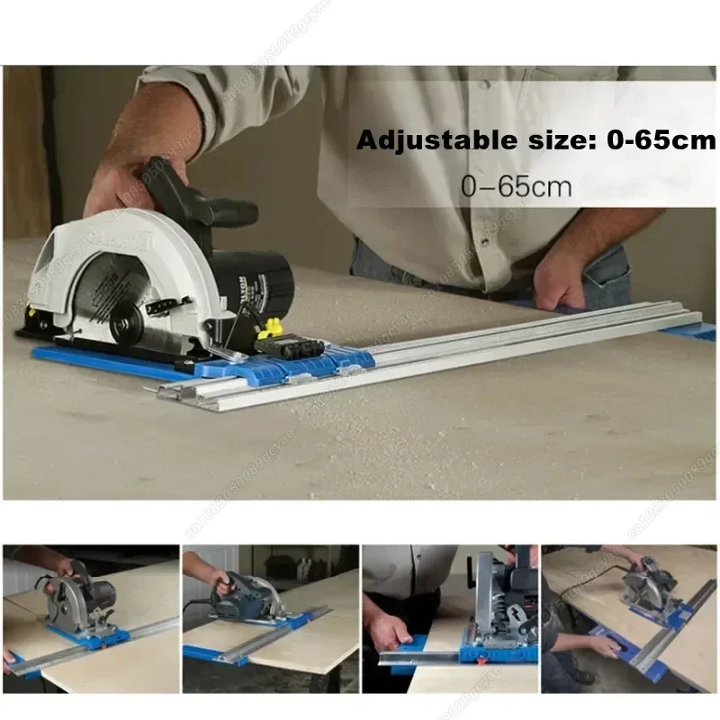 

Electric Circular Saw Fixed Guide Rail Woodworking Slide Frame Trimming Machine Slotting Guide Rail Slide Frame Woodworking Tool