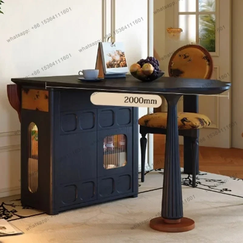 

yj9 Folding Nordic Dining Table Chairs Wood Luxury Extending Dining Table Living Room Mid Century Mesas