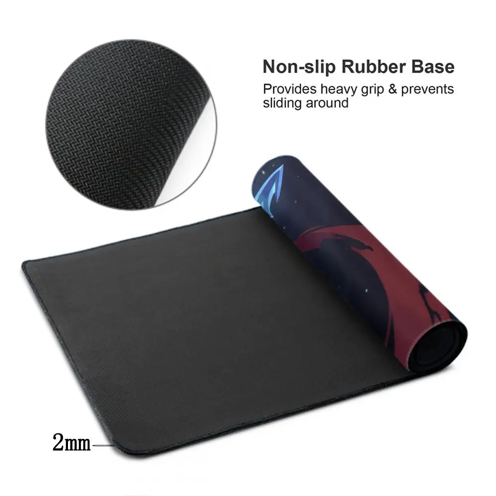 Tartaglia Mousepad bantalan meja besar, aksesoris Pc alas Mouse bantalan Mouse meja komputer