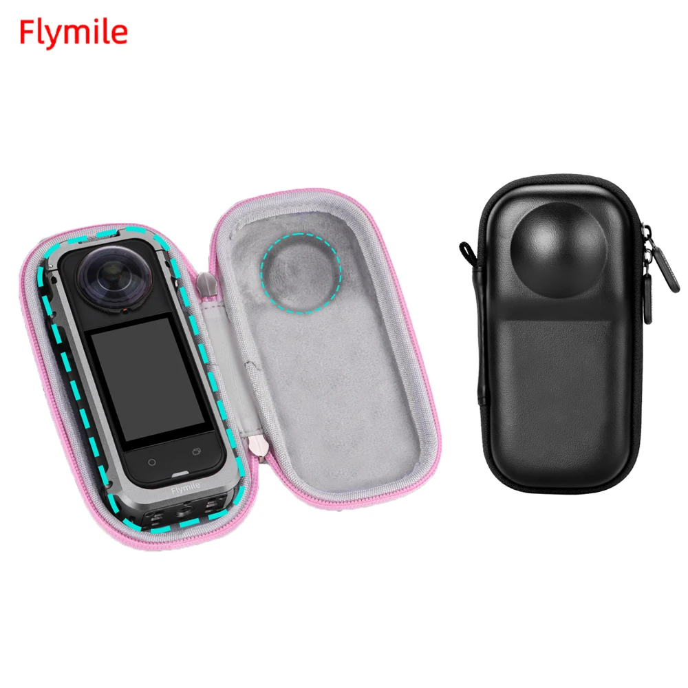 Flymile Rabbit Cage Storage Bag For Insta360 X5 Anti-scratch Carrying Case Mini Portable Travel Box Camera Accessories