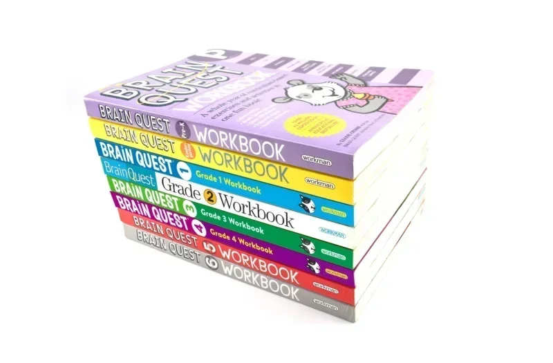مصنف Brain Quest النسخة الإنجليزية من كتب بطاقات التنمية الفكرية أسئلة وأجوبة بطاقة Smart Child Kids