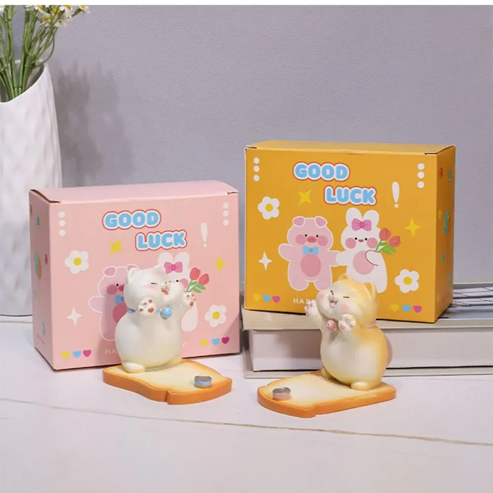 

Подставка для телефона с милым котом для стола, подарки, офисный держатель для мобильного телефона, украшение для рабочего стола из смолы, мобильные телефоны, планшеты
