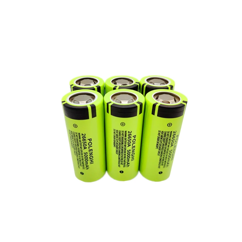 100% brand new,original,high-quality,true capacity 26650A 5000mAh 3.7V lithium-ion rechargeable battery 26650 flashlight+charger