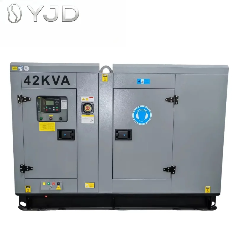 Generator Plant 30kw 38kva Engine QSB3.9-G33 Groupe Electrogene diesel 33KW 42KVA Standby Power Generator with Emission Stage 3