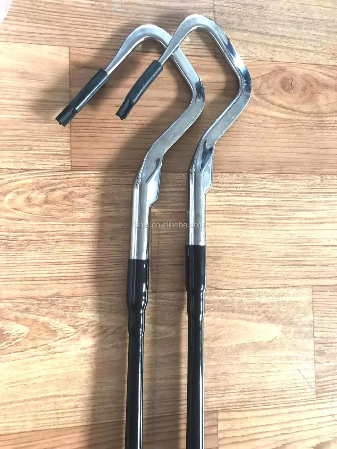 Max Drag 200kgs Carbon Handle 316 Stainless Steel Factory Hook Gaff  1.6m 1.8m 2.1m Big Fish Fishing Tools & Accessories