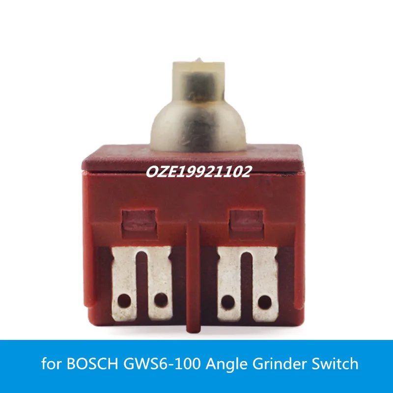 Interruptor de amoladora angular, accesorios de amoladora angular para GWS6-100/GWS-125 8-100/6600 6000 9553 9556HN/HB, 1 ud.