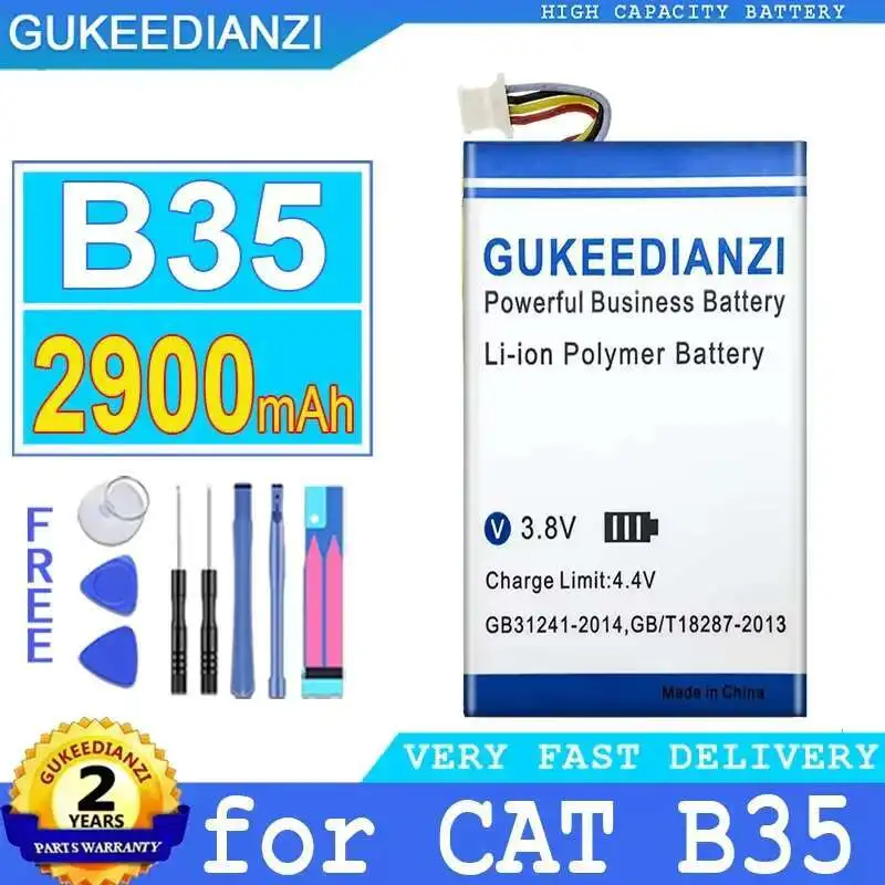 

Долговечный аккумулятор большой емкости 2900 мАч для Cat Caterpillar B35 TYS13G02Q