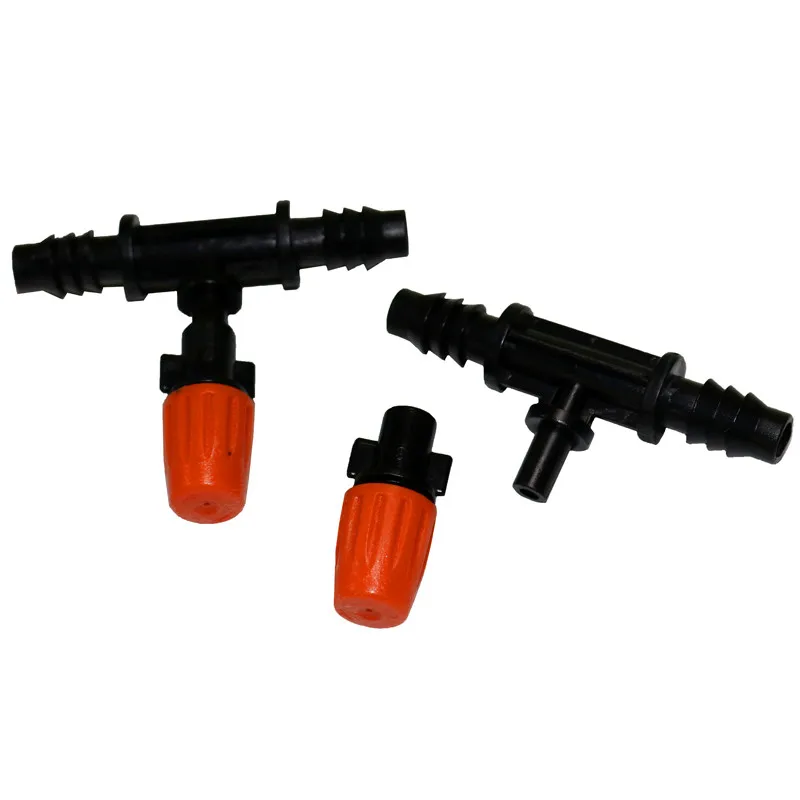 100 Orange Garden Tools Lawn Watering Irrigation Nozzle 8/11 Mm Adjustable Hose Connector Flowers Conservation Close