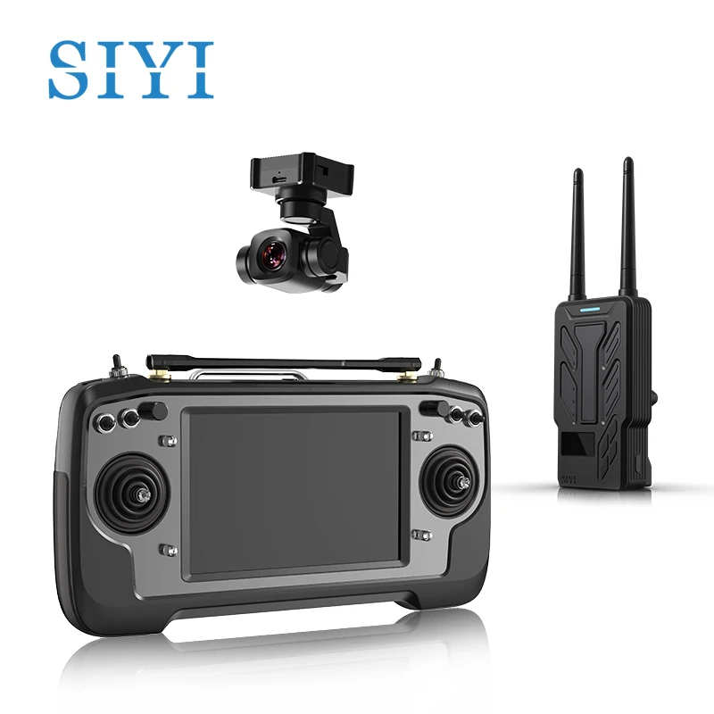 SIYI MK32 HM30 DUAL Combo Handheld Ground Station Full HD Image Transmission with Dual Operator and Remote Control Relay CE FCC