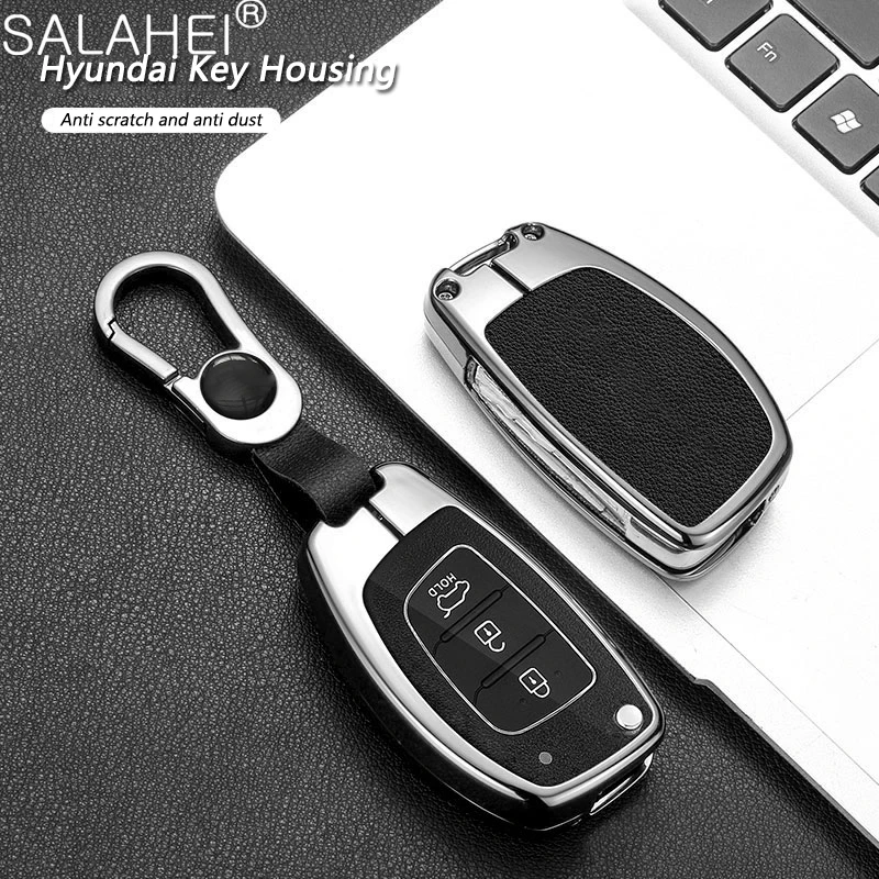 

Car Key Case Cover Shell Fob For Hyundai Solaris Creta IX25 Kona Tucson Sonata FE I40 Elantra IX35 I20 IX45 HB20 Accent Keychian