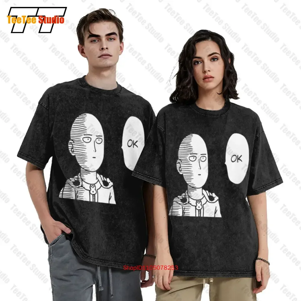 Ok One Punch Man Strongest Hero No Hair Saitama Vintage Golf Wear  T-Shirt 0M72