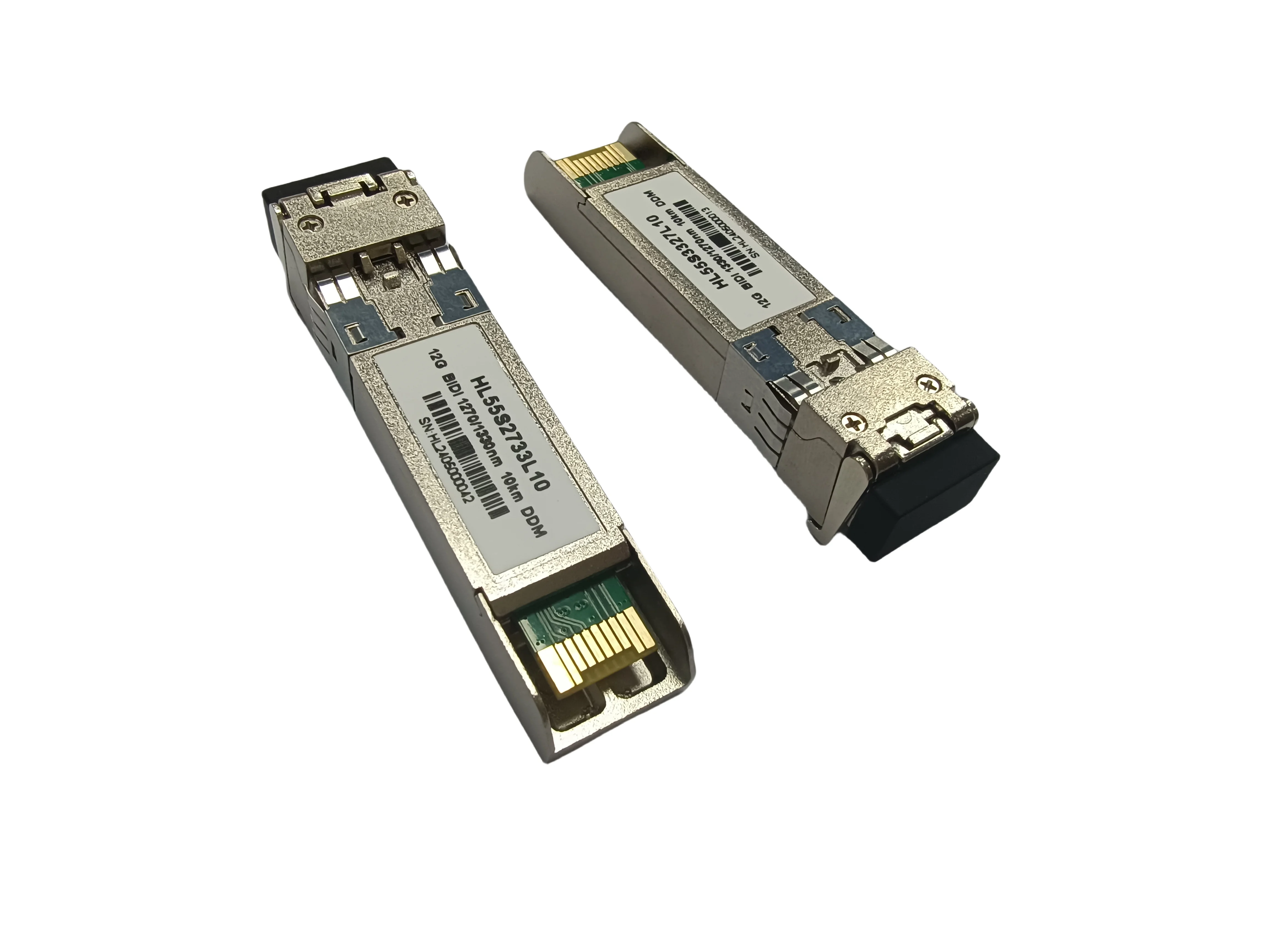 Single Fiber Video SFP 12g Optical Transceiver Single Mode LC Port SFP BIDI Fiber Optic Transceiver