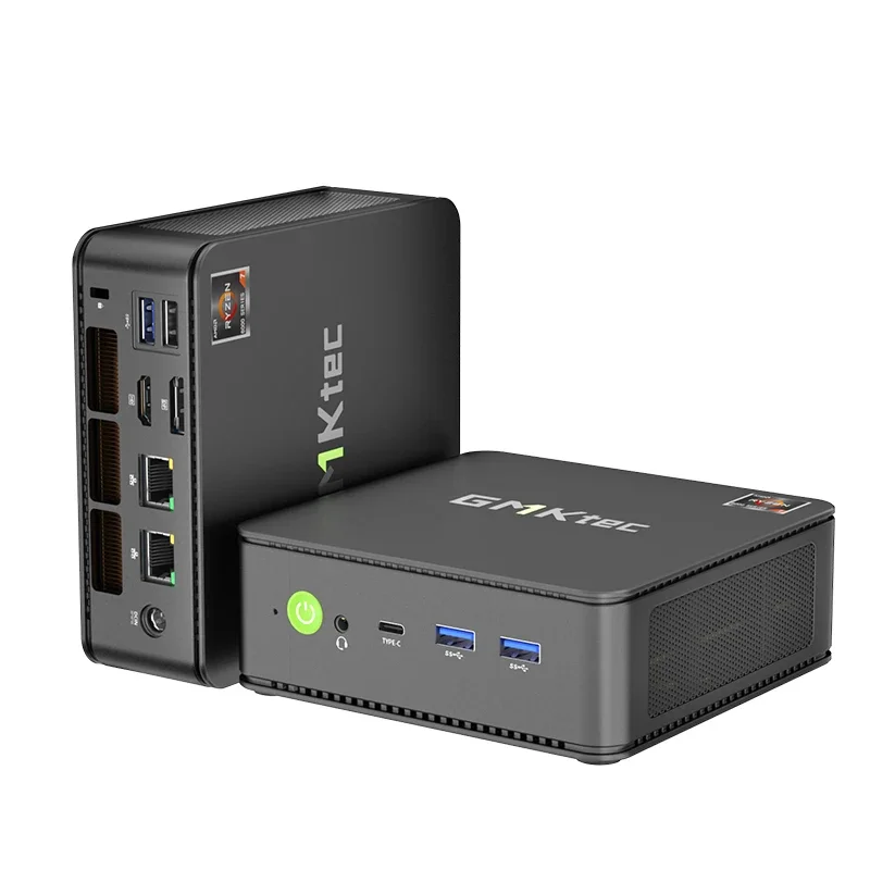 GMKtec M6 Mini PC AMD R5 6600H 6-core 12-thread Computer 16GB DDR5 512GB PCIe 3.0 SSD WiFi 6 BT5.2 Mini PC Desktop Computer