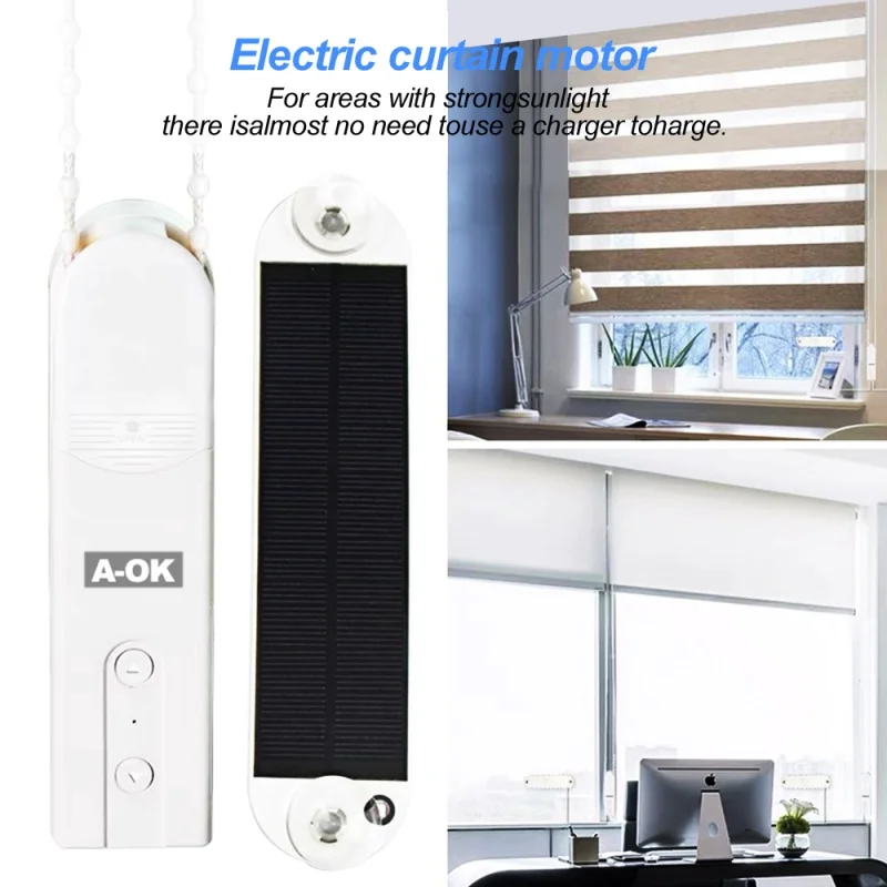 Leisguar DIY Chain Motorized Roller Shutter Blinds Shades Drive Motor Tuya Smart Life APP Alexa Google Home Voice