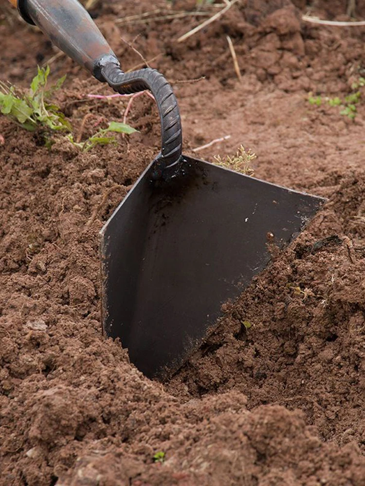 طرف صغير مجرفة مثلث تهب مجرفة الأرض الزراعية تحول مجرفة التربة فضفاضة محراث اليد/محراث يدوي أشعل النار مجرفة أدوات الحدائق #6