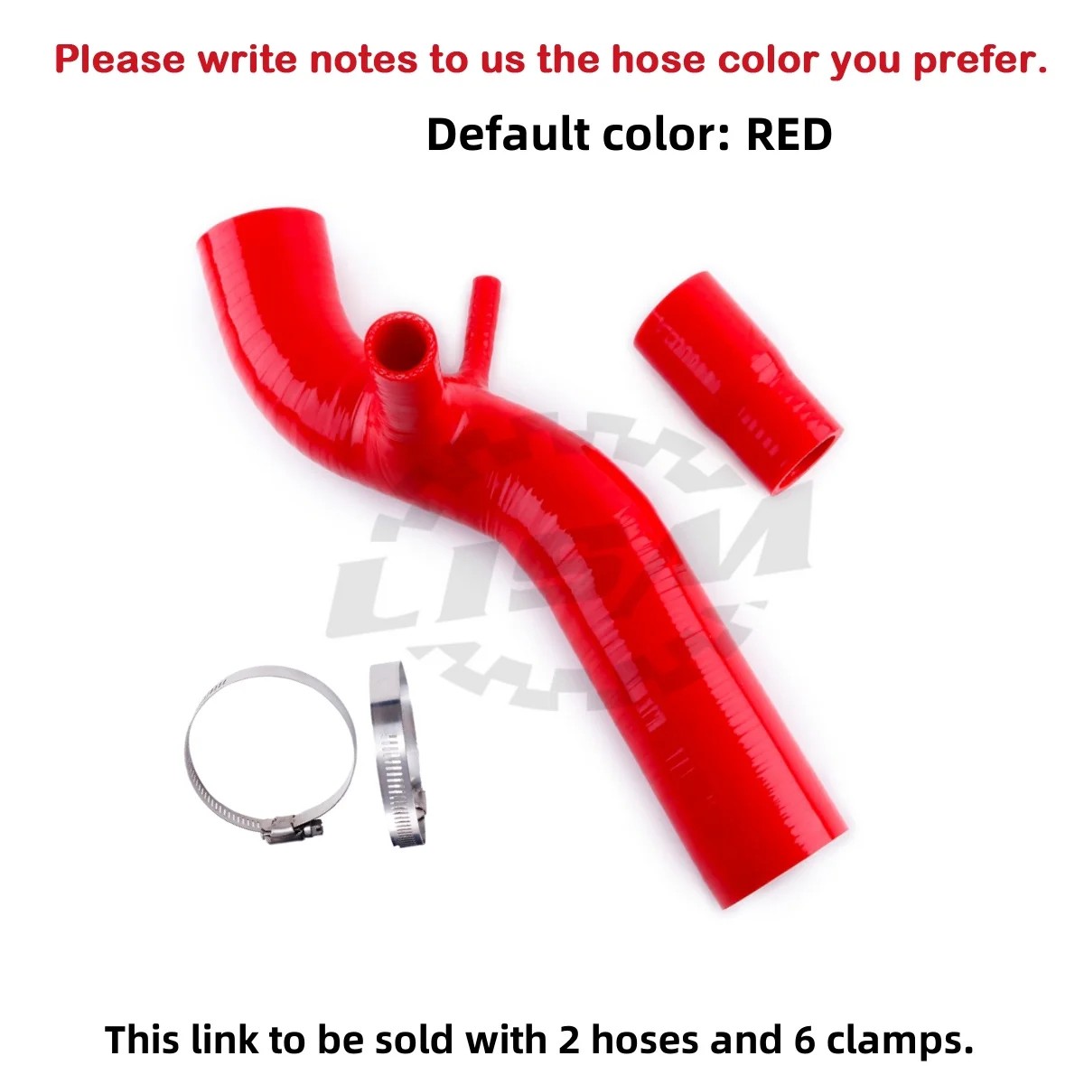 

2PCS 4PLY Turbo Intake Silicone Boost Hose Kit For 2004-2009 renault megane II RS 225HP 230HP R26 R26R 2.0L Replacement Parts