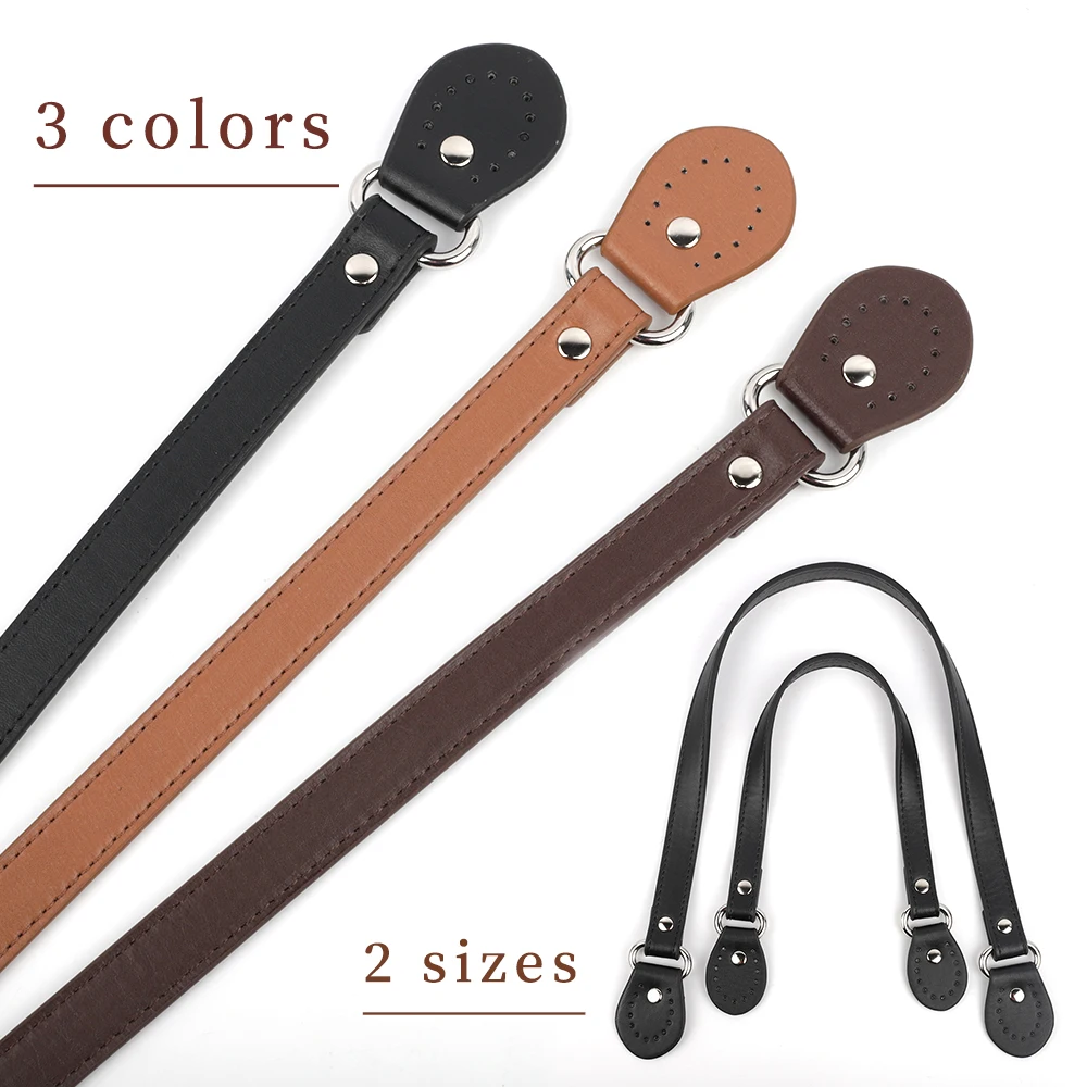 

2pcs/lot PU Leather Shoulder Bag Strap Bag Handles DIY Replacement Purse Handles for Handbags Belts Straps Bag Accessories