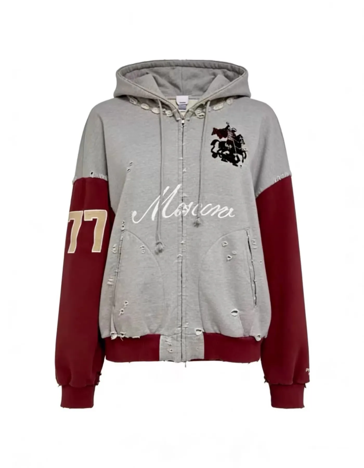 

New luxury 77 Protocol Index Pullover Hoodies Hoody hooded Sweatshirts velvet Cotton Drake Thick Fleece Street #E188