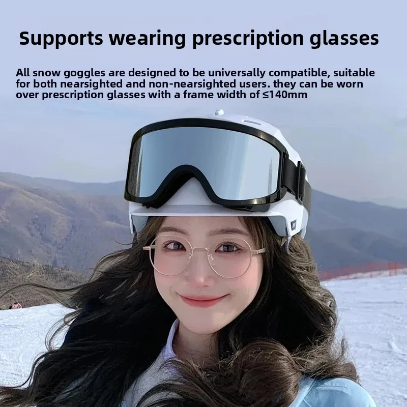 

Anti-Fog Ski Goggles Motorcycle Goggles Winter Snowboard Skiing Glasse Outdoor Sport Windproof Ski Mask Off Road Eyewear Helmet