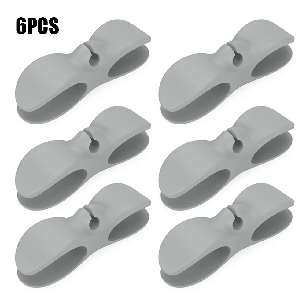 MAOYYE 6 stks/4 stks Kabelhaspel Kabel Clip Houder Kabel Organizer Eenvoudig Te Installeren Multifunctioneel Geschikt voor Keukenapparatuur