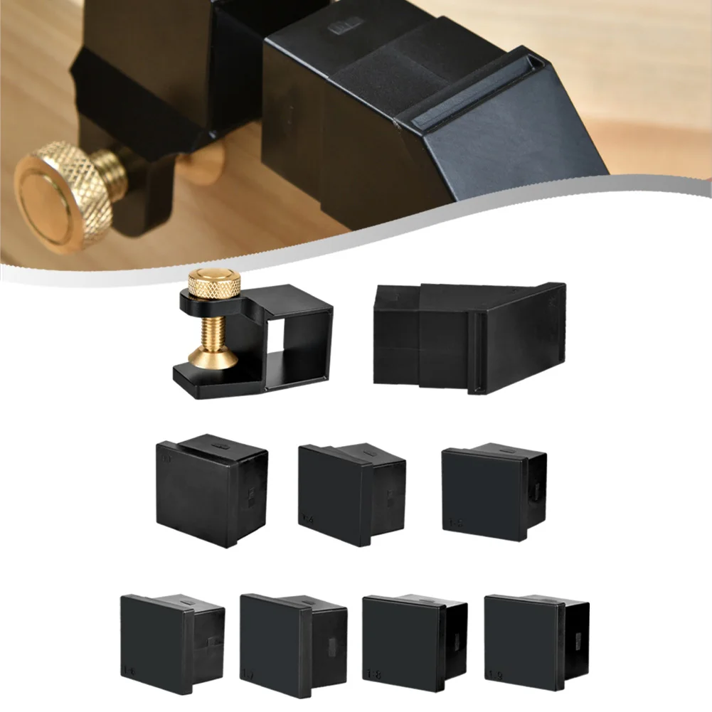 Dovetail Saw Gauge Featuring Magnetic Modules and Six Angle Options for Precision Cuts in Carpentry and Woodworking