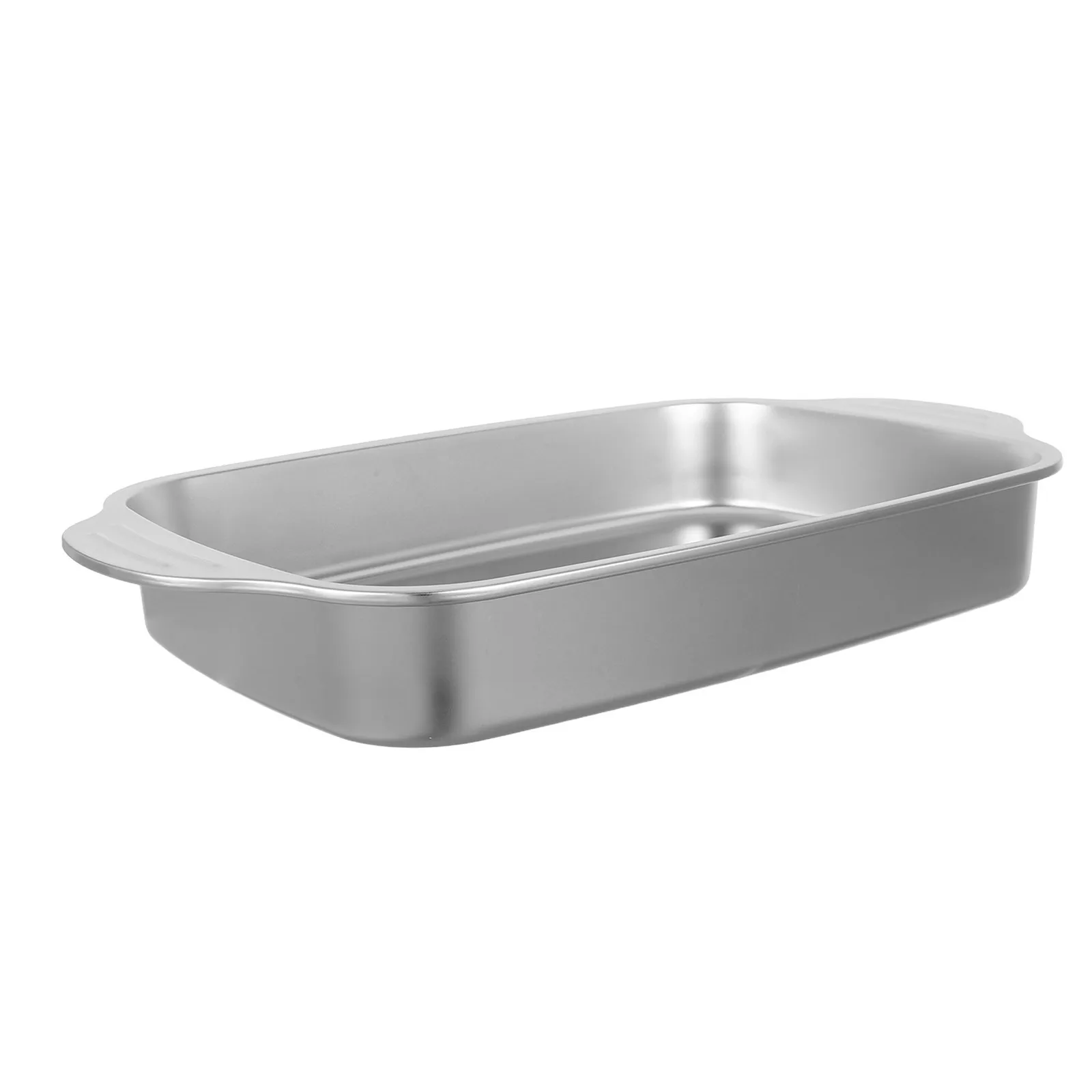 Stainless Steel Rectangular Roasting Pan 316L Nonstick Baking Tray for Fish Chicken Meat Vegetables Bbq Grill Serving Dish