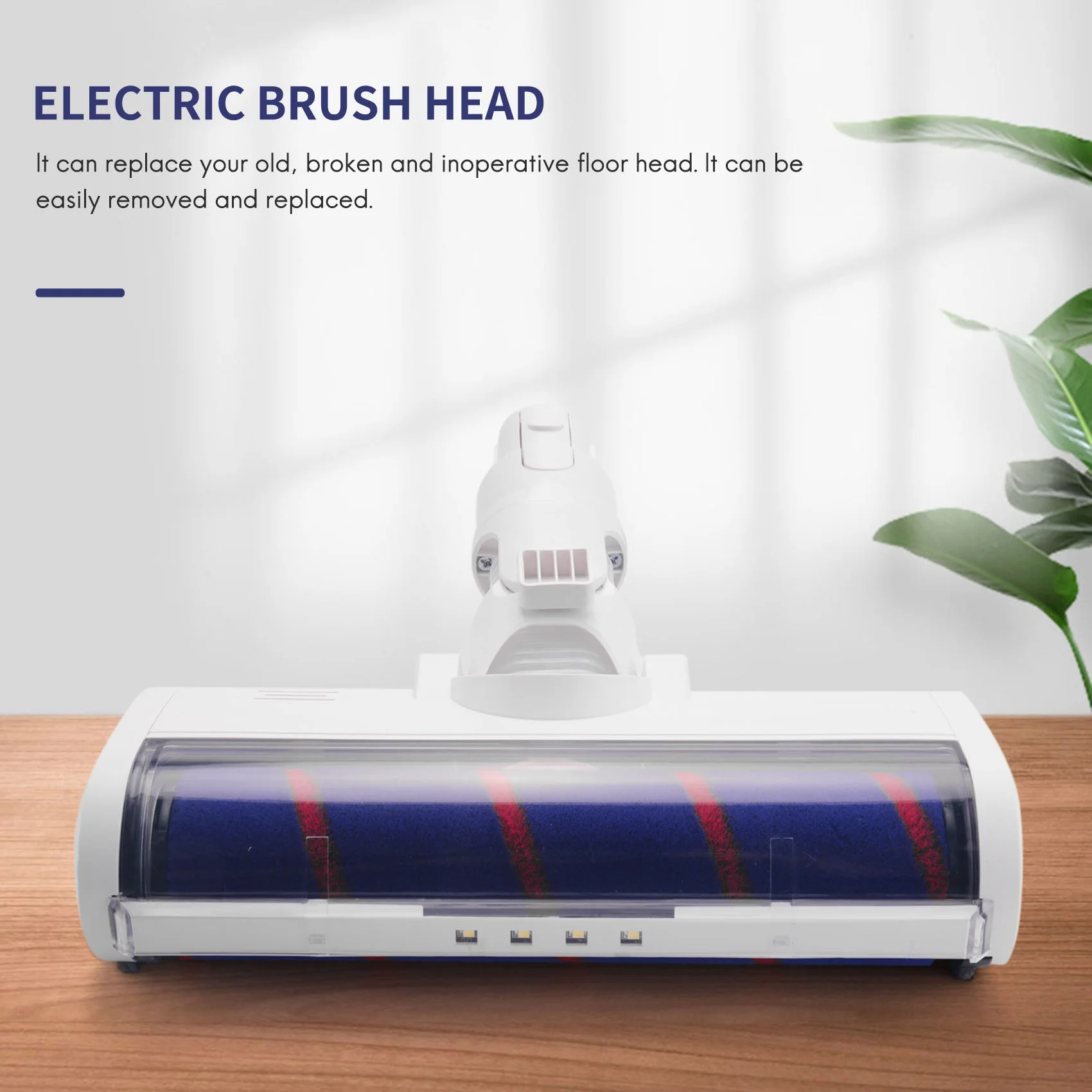 فرشاة لفة برأس فرشاة كهربائية سهلة الاستخدام لأجزاء المكنسة الكهربائية Xiaomi Dream V8/V9/V9B/V10/V11