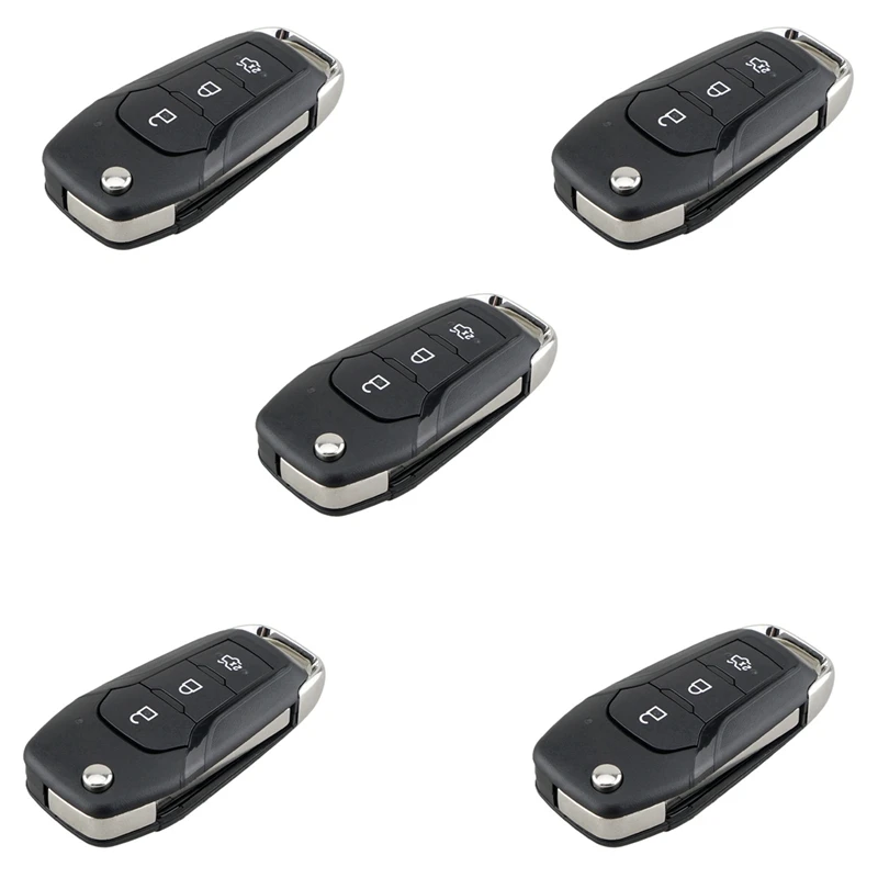 

5X Car Smart Remote Key 3 Button 433Mhz 49Chip Fit For Ford KA+ Modeo Glaxy S-Max 2014 2015 2016 DS7T-15K601-B