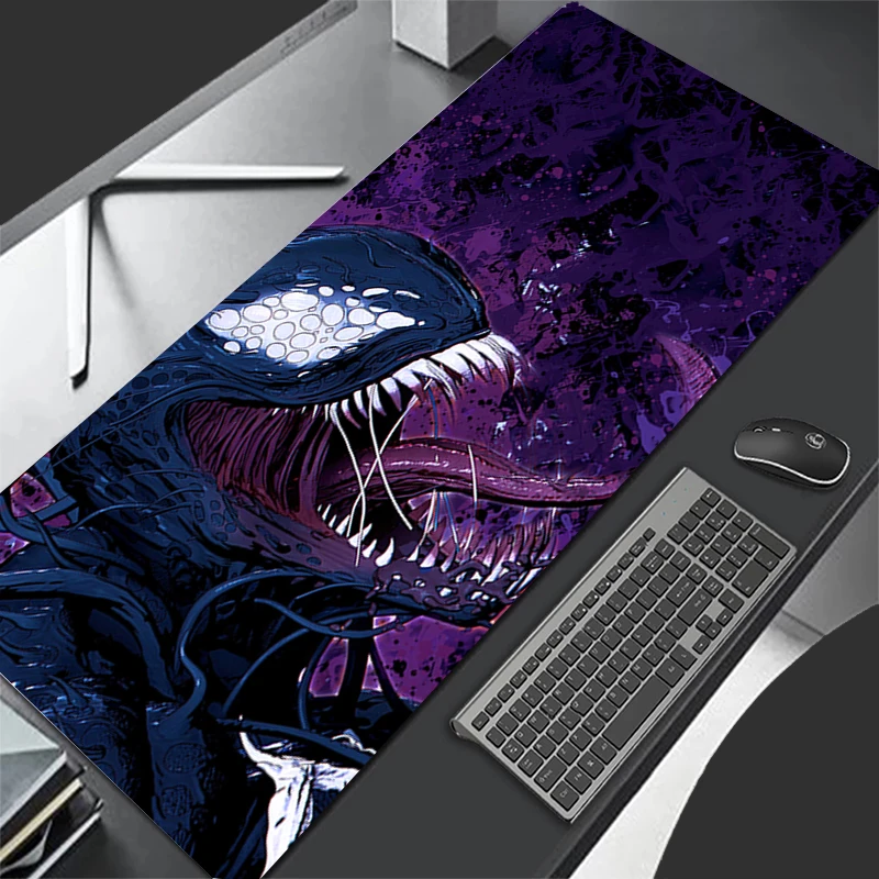 Gaming Mouse Pad Large Gamer XXL Marvel Venom Keyboard Desk Mouse Mat Carpet Rubber Tapis Souris Gaming Notbook Pc Mousepad