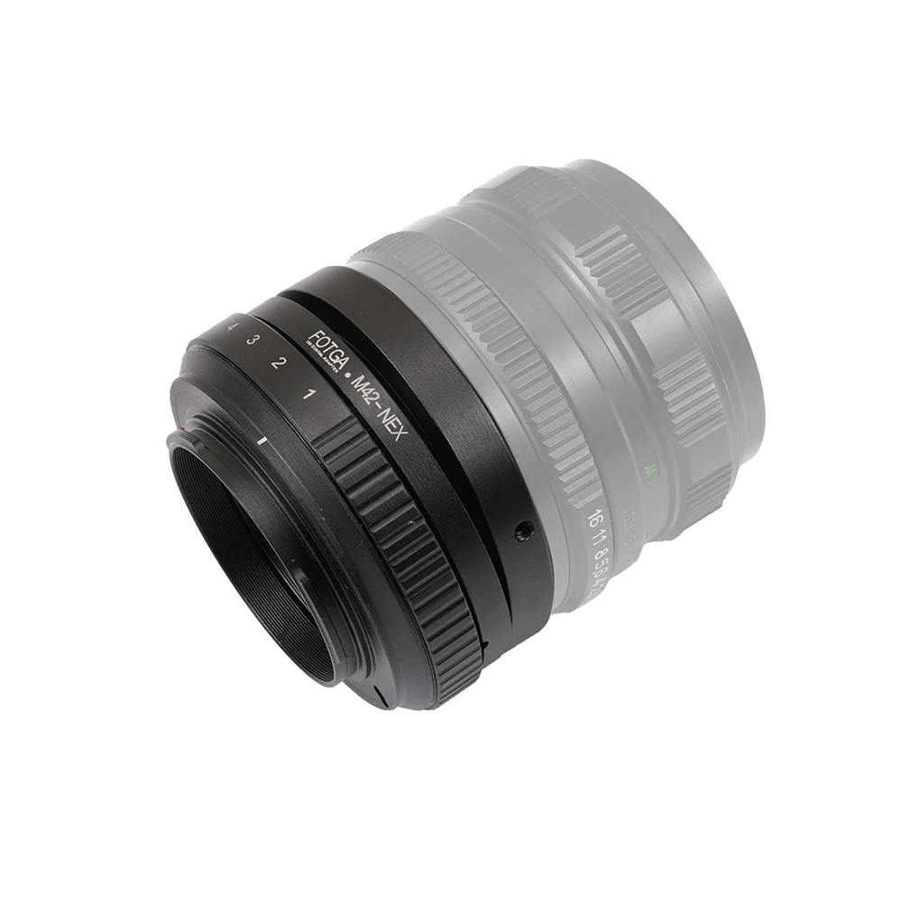 FOTGA Tilt Shift อะแดปเตอร์แหวนสําหรับ M42 เลนส์สําหรับ Sony NEX E Mount กล้อง ILCE-7 A7S A7R II A5100 NEX5 NEX-F3 A6000 A6100 A6300