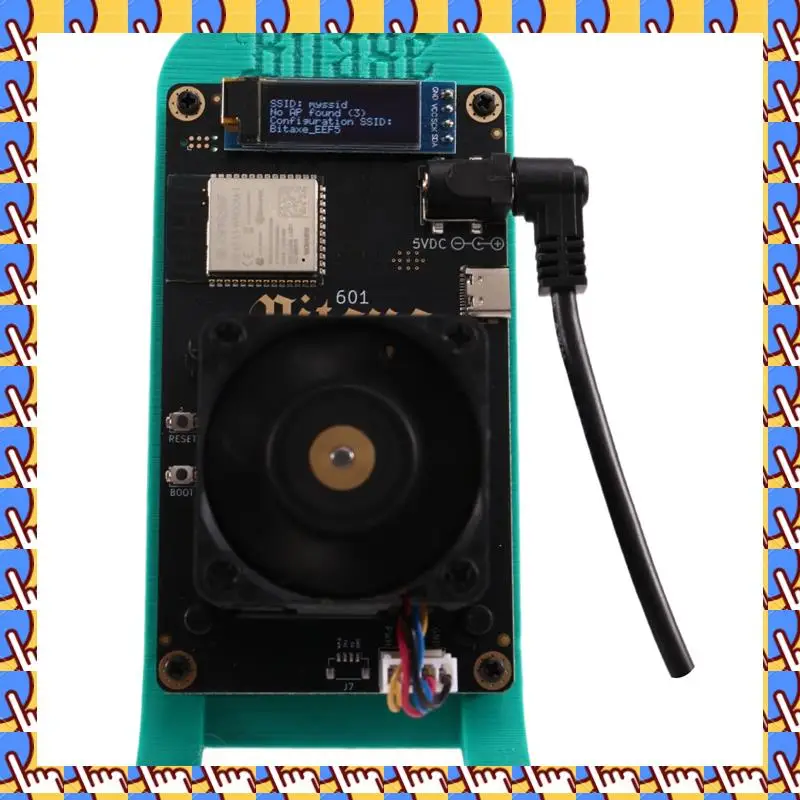 

A79I Bitaxe Gamma 601 Solo Miner 1.2TH/S 1200GH/S 18W BM1370 Asic Chip From Antminer S21 Pro Bitcoin BTC Miner Wth Stand US PLUG