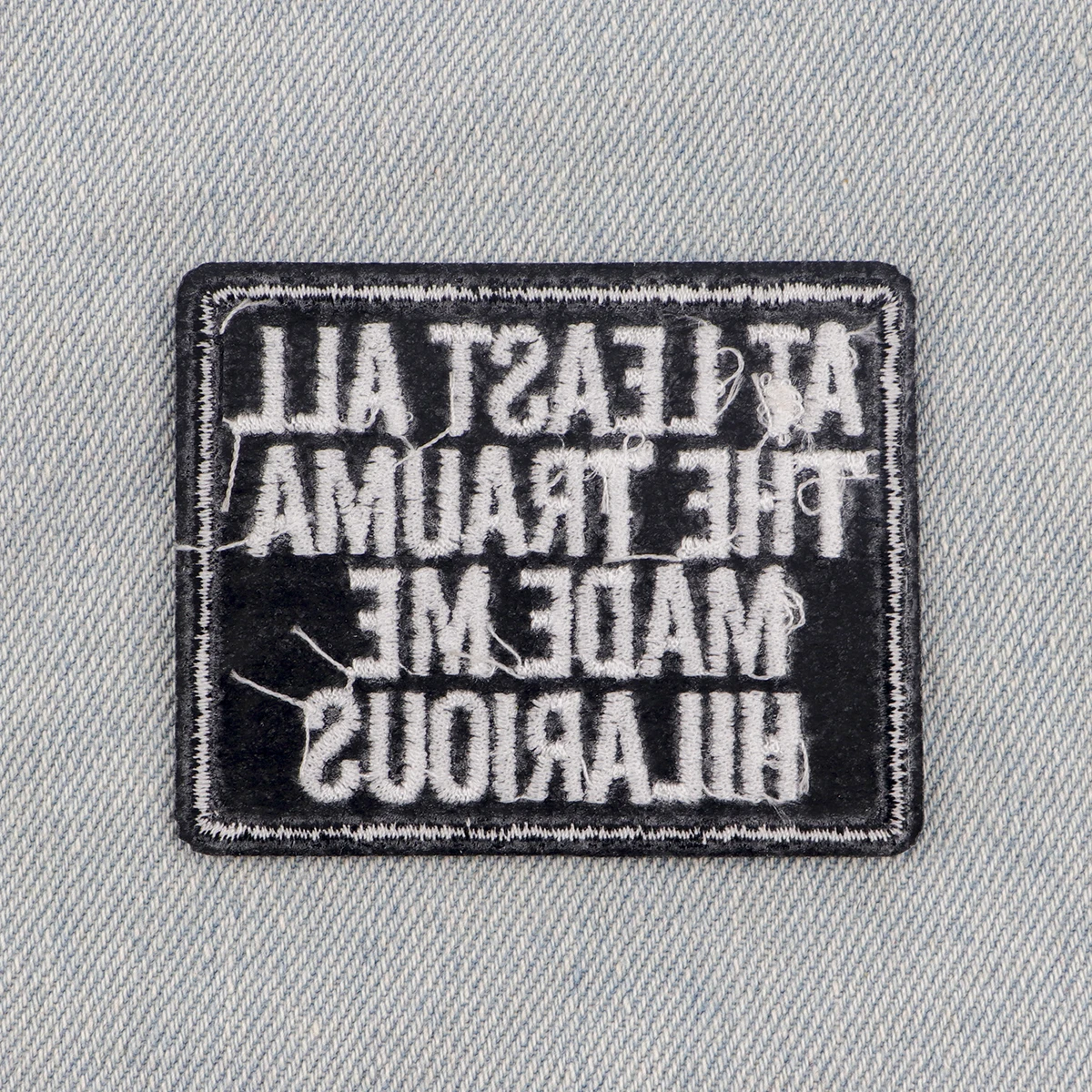 Funny Quotes Embroidery Patch Letters Iron On Patches For Clothing Thermoadhesive Patches On Clothes DIY Sew Badges