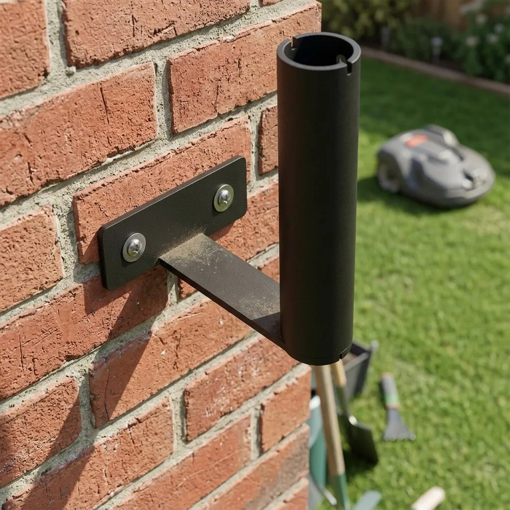 Stainless Steel 90 Degree Wall Mount Bracket for Navimow i105E Compatible with Various Lighting Solutions Mounting