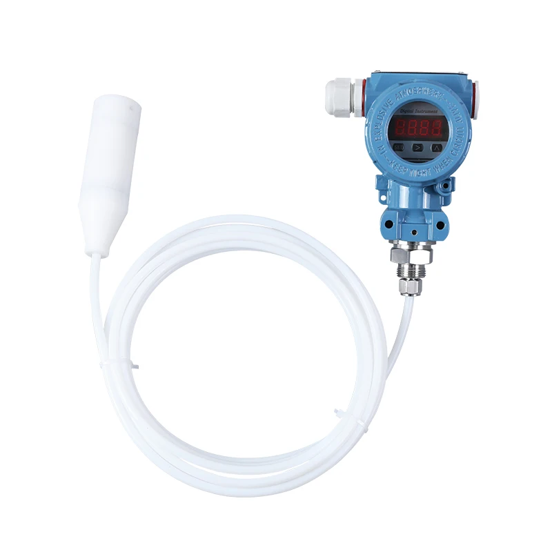 PTFE Anti-corrosion Type Submersible Liquid Level Transmitter Hydrostatic tank Pressure Level Sensor