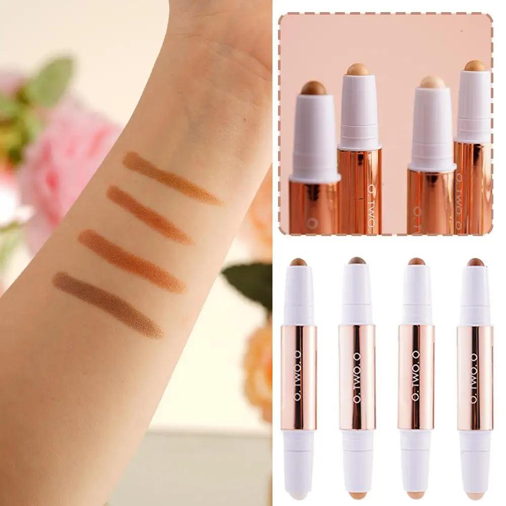 Double-Headed Contouring Stick - Waterproof Face & Pen, Makeup & Tool Clavicle Concealer 3D Contouring Highlight K0Q8