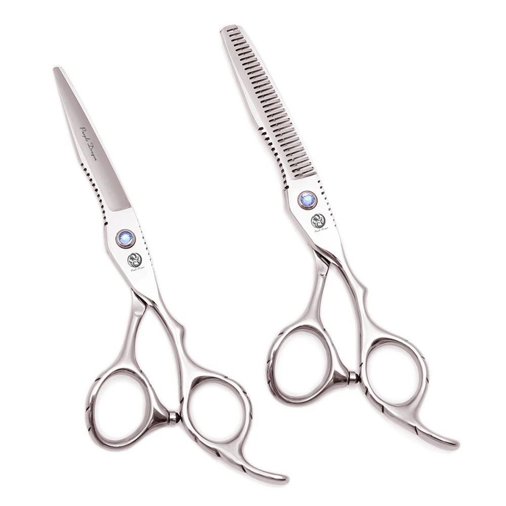 

Hair Scissors Japan Stainless Hair Cutting Scissors Silver Professional Barber Scissors 1Pcs Scissors for Hairdresser Z1011