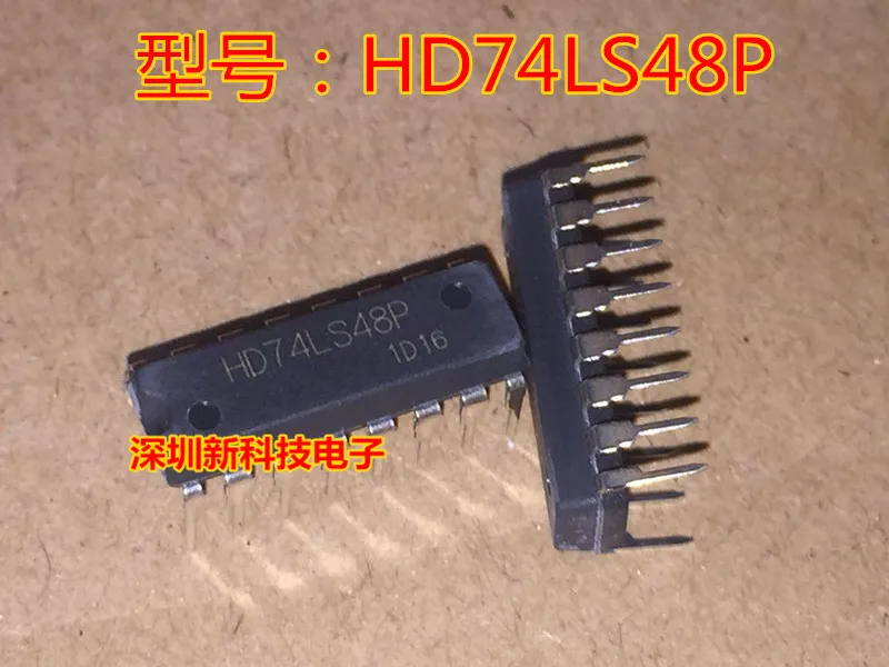Free shipping   HD74LS48P DIP16       10PCS