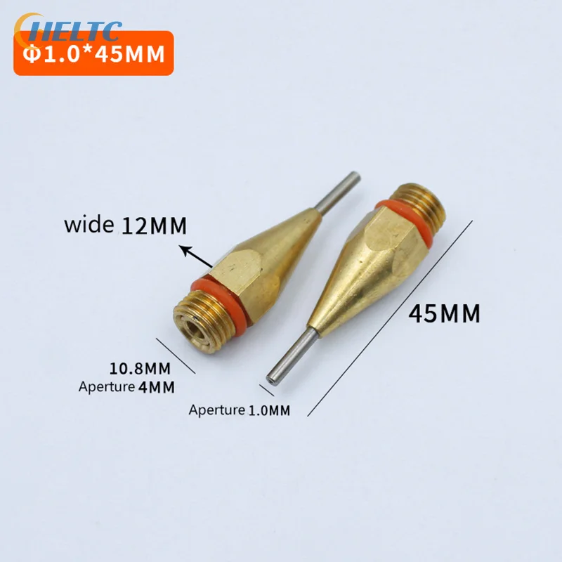 1PCS Glue Gun Nozzle Accessories Copper Material Suitable For Hot Melt Glue Gun With Glue Stick Built-in Leakproof Steel Ball