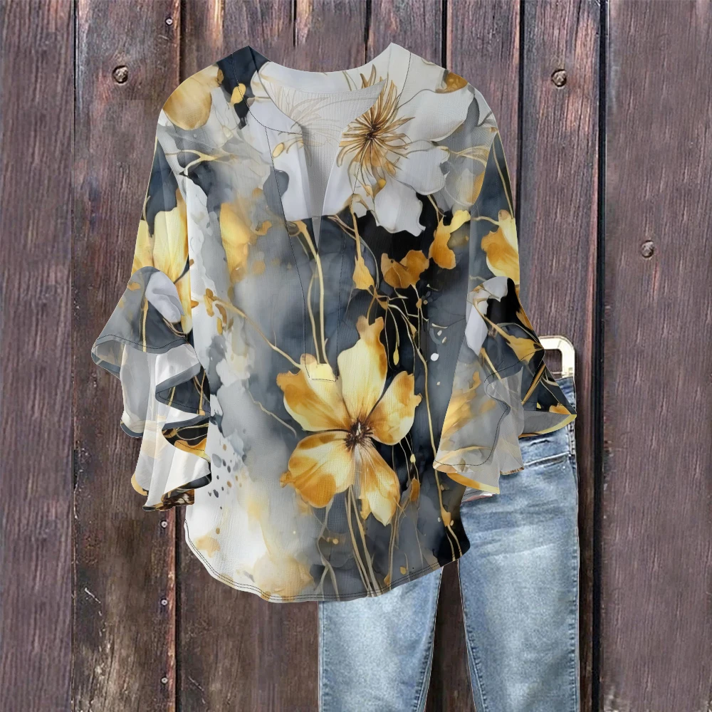 Fashionable V-Neck Blouse for  - Women Formal Wear Tops 评论和价格