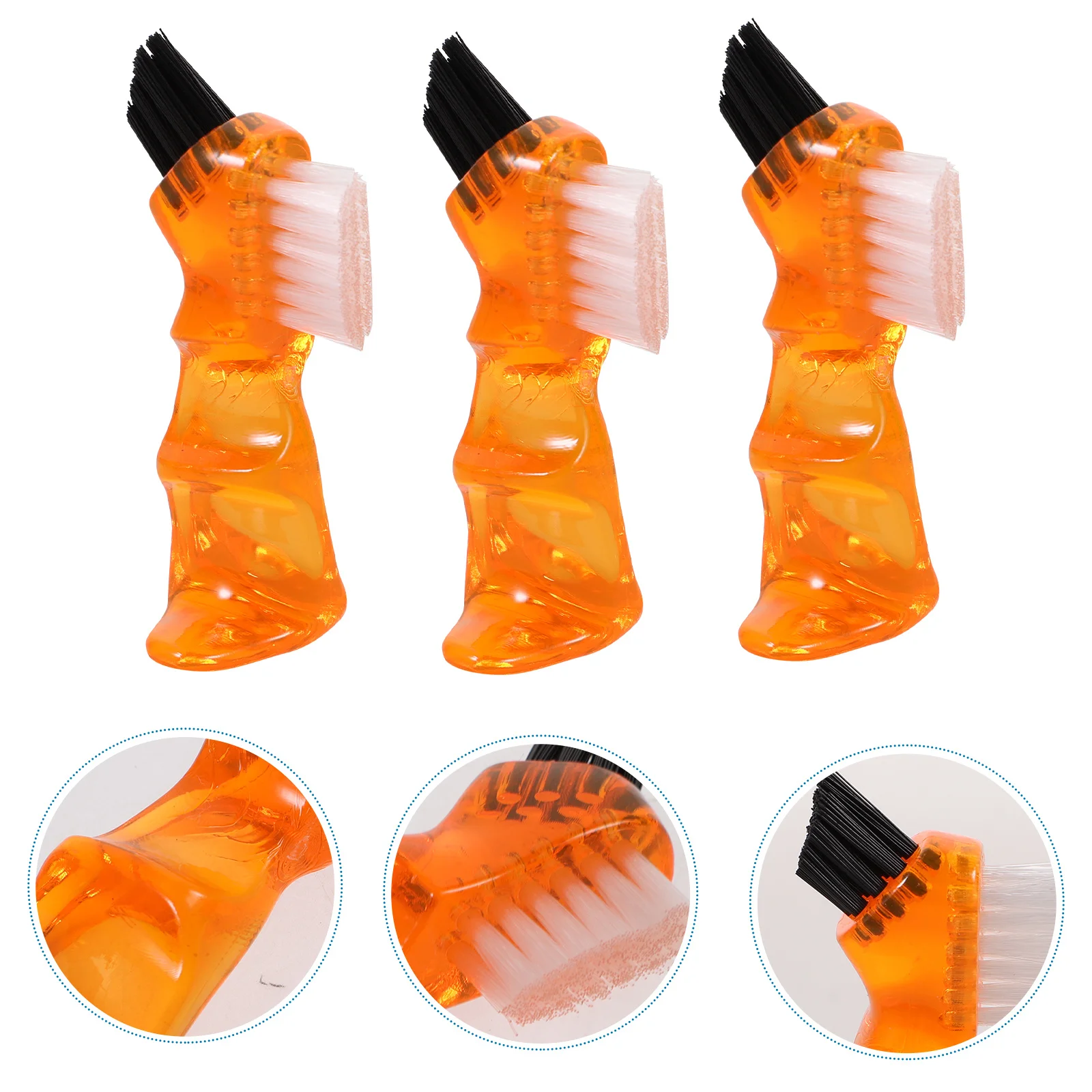 

3Pcs Portable Denture Brush Double-Side Cleaning Tool for Braces and Teeth Efficient Compact Design Ideal for Travel Daily Care