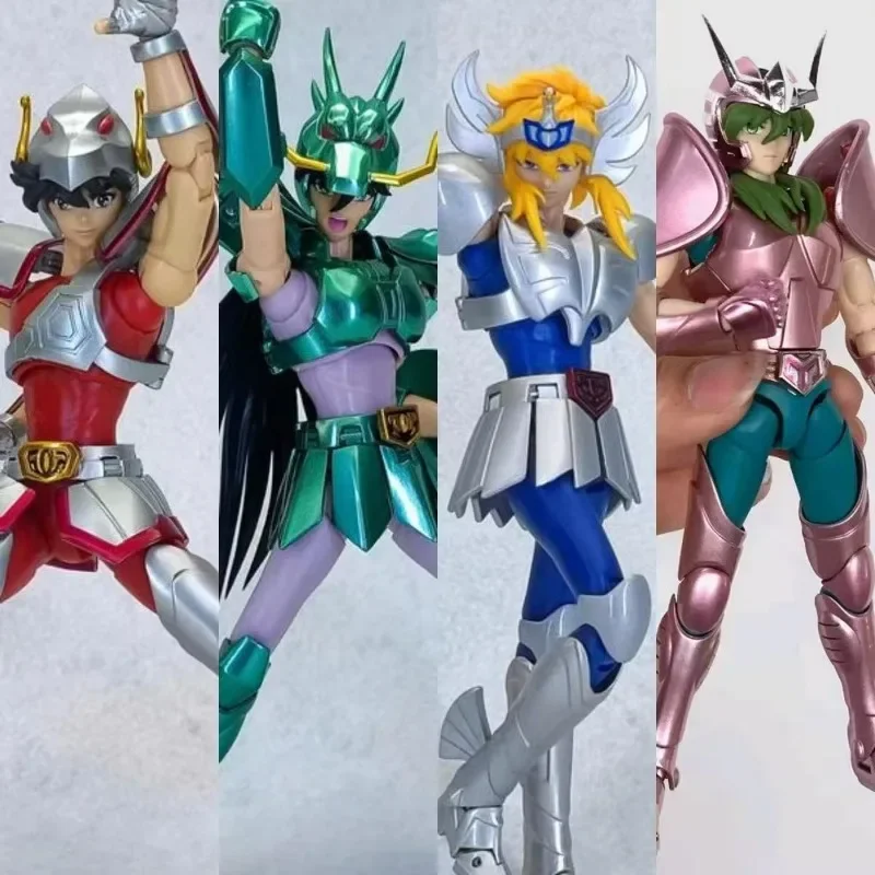 Saint Seiya Myth Cloth EX Cygnus Hyoga Pegasus seiya Dragon Shiryu Andromeda Shun 20th Knights of Zodiac Фигурка Великая игрушка