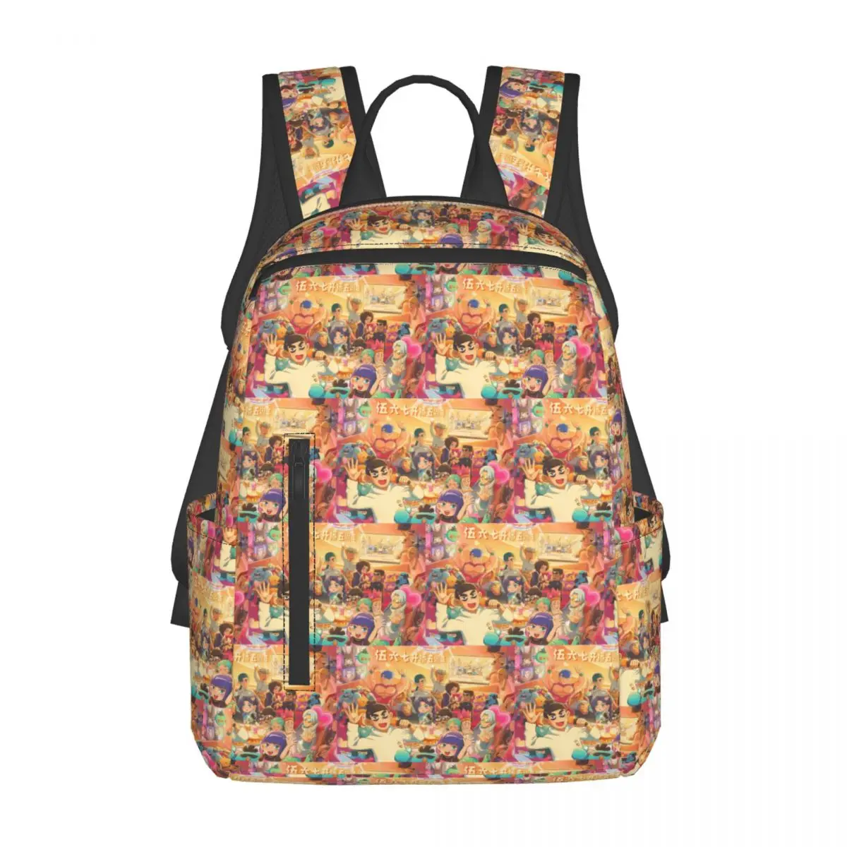 

Scissor Seven Action Manga Cartoon Backpack Large Capacity Boys Girls BookBag School Bag Shoulder Bags for Men Women